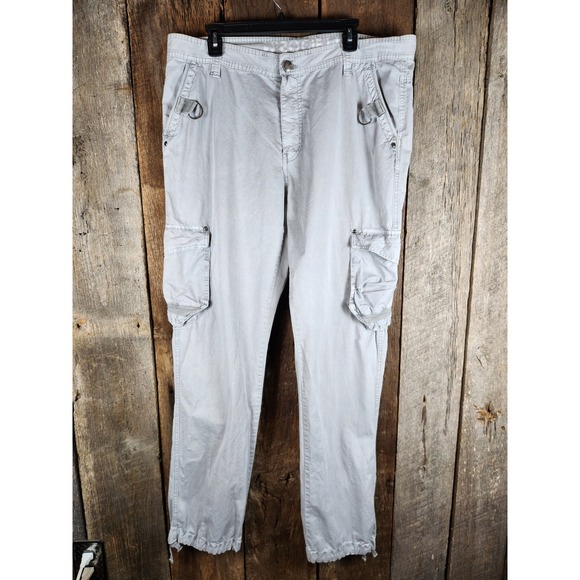 M.SOCIETY Other - M.SOCIETY Mens Light Gray Cargo‎ Pants Utility 38x34